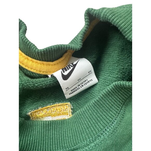 NIKE Men’s Rebellion Green Crewneck Sweatshirt Size XL - Picture 2 of 6